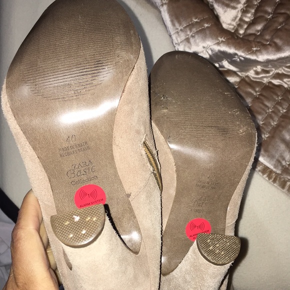 ZARA SPAIN LIMITED EDITION REAL LEATHER SUEDE SUPER THIGH HIGH NWT OTK BOOTS 40 - Picture 6 of 7